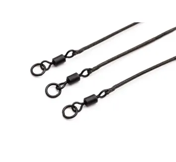 Korda Leadcore Leader Ring Swivel 3 Per Pack 1M