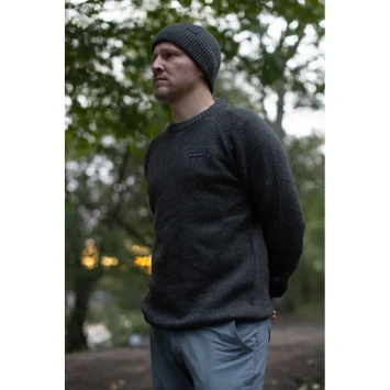Korda Mindset Fisherman Kniited Sweater Dark Olive 