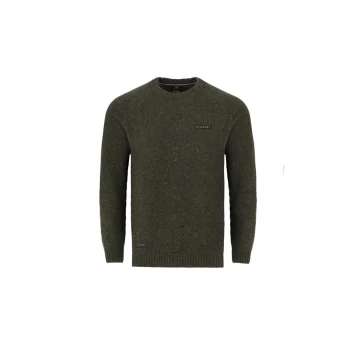 Korda Mindset Fisherman Kniited Sweater Dark Olive 
