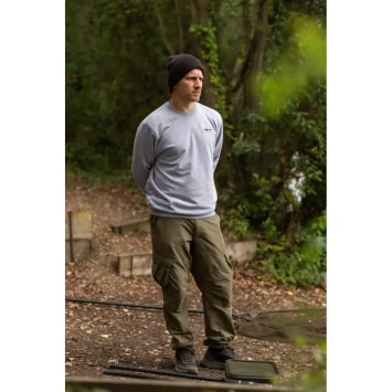 Korda Patch Crewneck Heather Grey