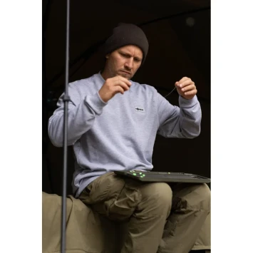 Korda Patch Crewneck Heather Grey