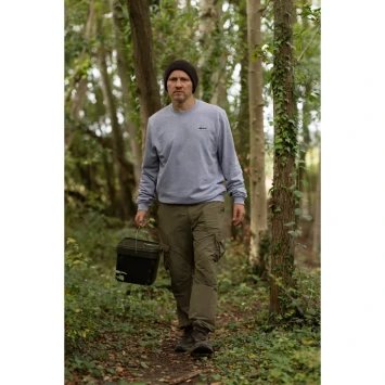 Korda Patch Crewneck Heather Grey