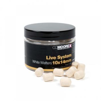 CC Moore Live System White Dumbell Wafter 10x14mm