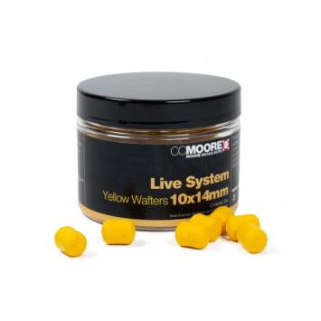 CC Moore Live System Yellow Dumbell Wafter 10x14 mm