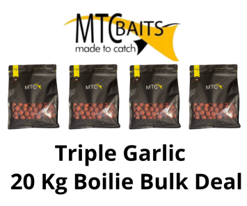MTC Baits Triple Garlic 20 Kg Bulk Deal