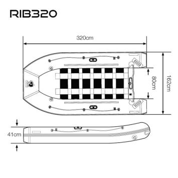Nash Boat Life Inflatable Rib 320