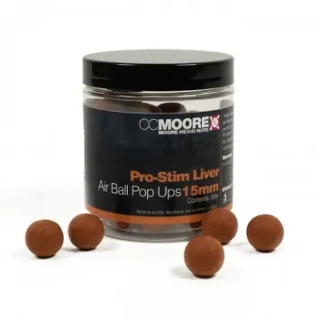 CC Moore Pro Stim Liver Air Ball Pop Ups 15 mm