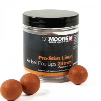 CC Moore Pro Stim Liver Air Ball Pop Ups 10 mm