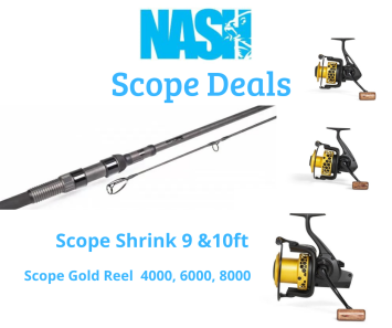 Nash Scope Molen GT 6000 Gold + Scope Rod 9ft