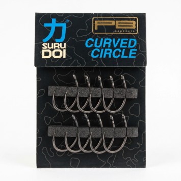 PB Surudoi Curved Cicle Hook PTFE 10pcs
