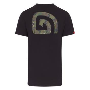Trakker CR Logo T-Shirt Black Camo (New2024)