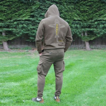 Vass Carp Rising Hoodie Khaki Edition