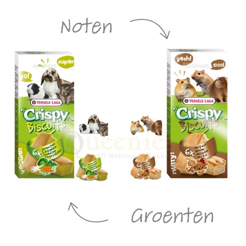 Crispy Biscuits voor Knaagdieren en Konijnen