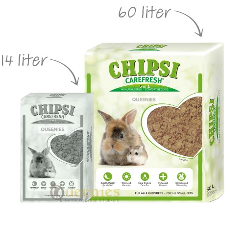 Chipsi Carefresh Natural voor hamsterscaping
