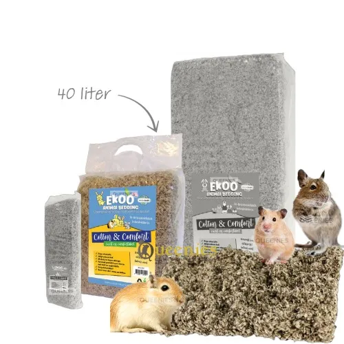 Cotton Comfort geschikte bodembedekking voor hamsters 100%