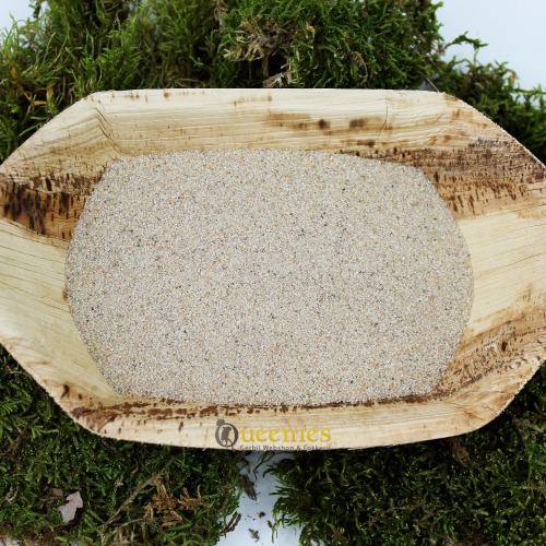 Ovale zandbak van Palmblad voor Gerbil