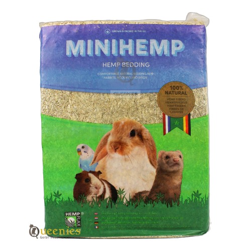 Mini Hemp 48L voor konijnen en knaagdieren
