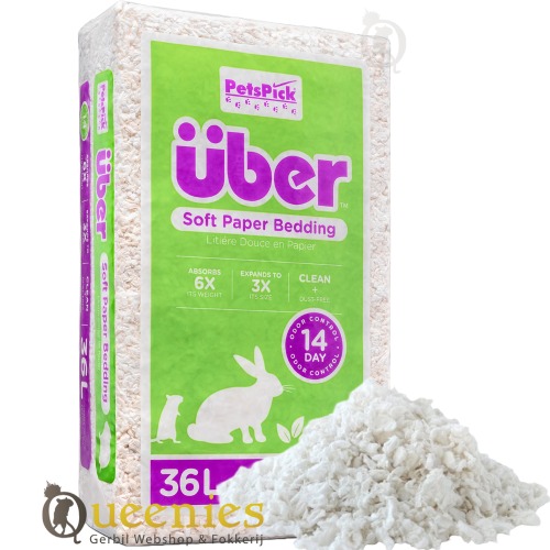 Uber Carefresh Pure Ultra White bodenbedekking voor hamsterscaping