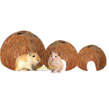 3 halve kokosnoten hamster