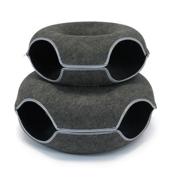Extra ruime donut kattenmand geschikt voor grote katten