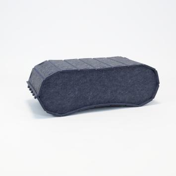 Kattenmand Tunnelvorm 70 cm achterkant gesloten zijde
