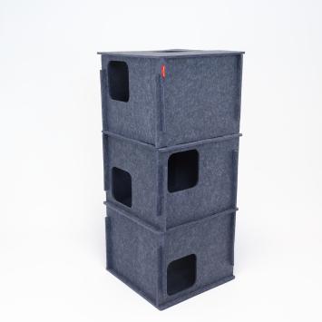 Kattentoren XL 45x45x100 - krabpaal en kattenmand in één