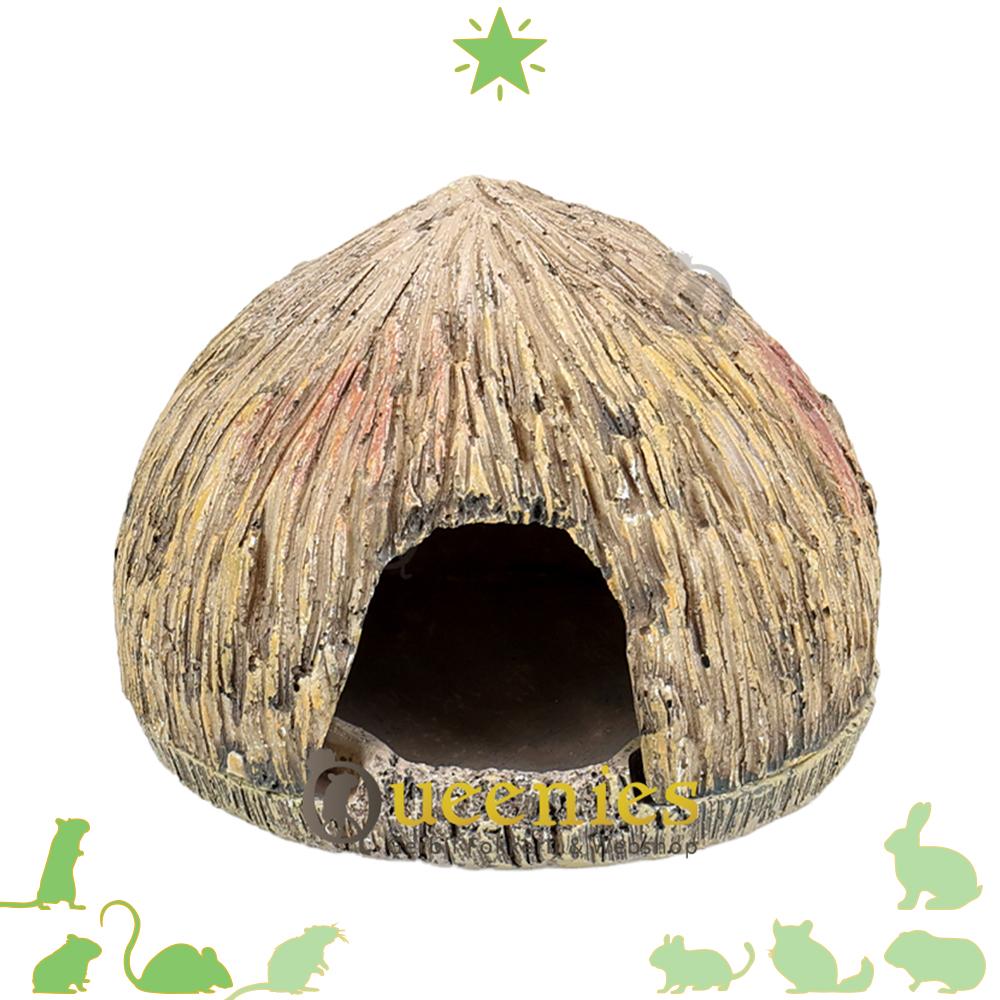 Halve Kokosnoot van Kunsthars voor Hamsterscaping