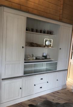 Knaagdieren terrarium met witte profielen