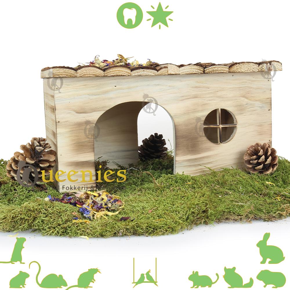 Hamsterscape houten huis voor knaagdieren