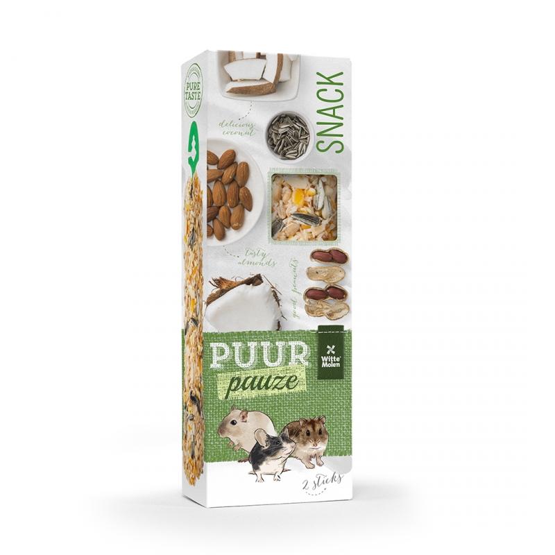 PUUR Pauze sticks Amandel & Pinda 110 gr