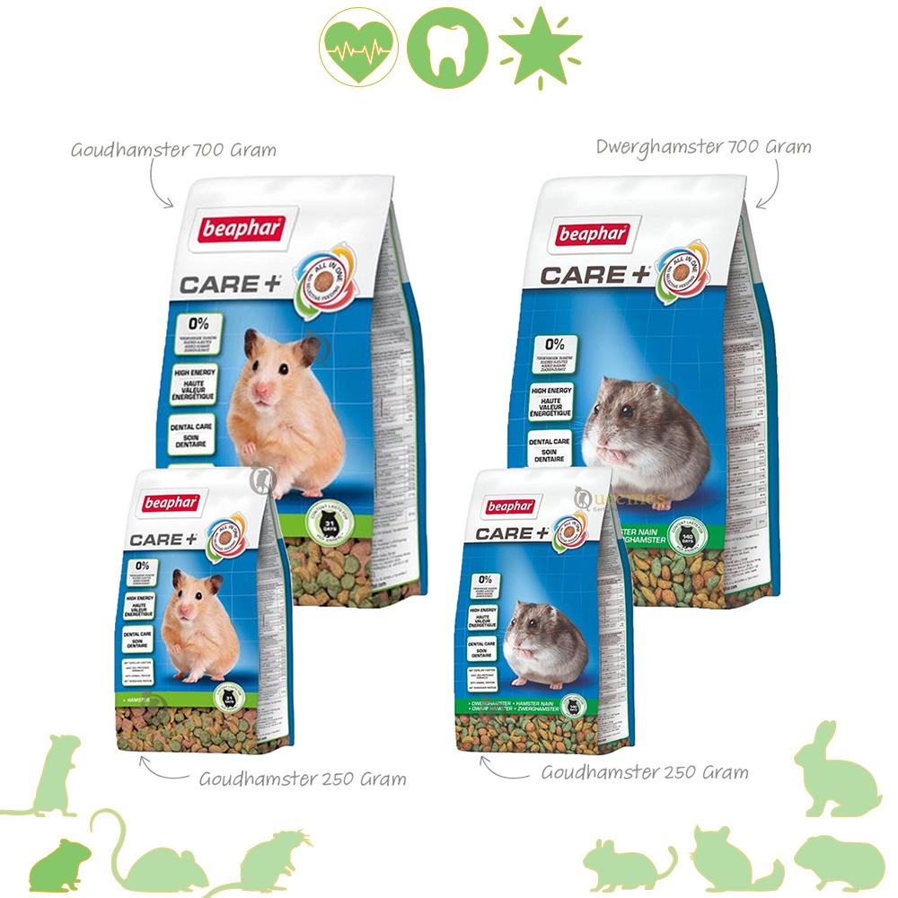 Care+ Hamstervoer voor Dwerghamster en Goudhamster