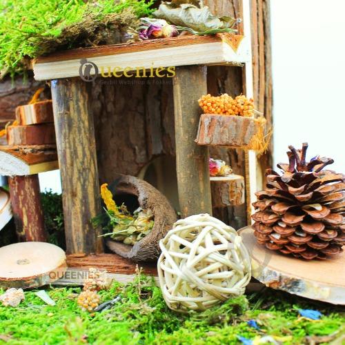 Hamsterscaping houten hamster huis