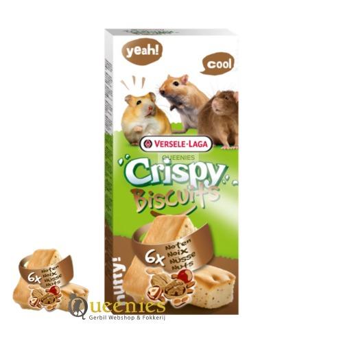 Krokante biscuits met noten voor kleine knaagdieren