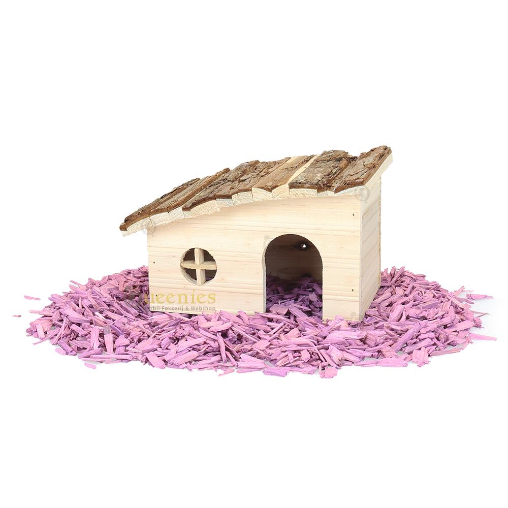 Hamsterhuis met color wood