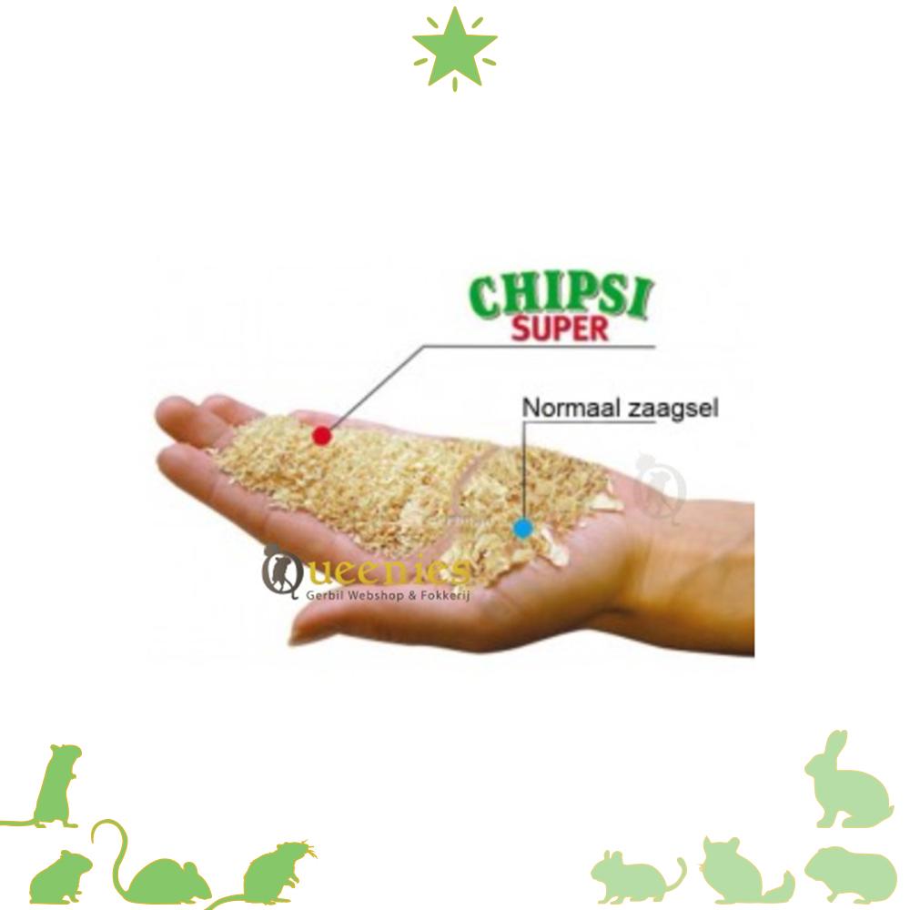 Chipsi Super 15 kg  knaagdieren bodembedekking stofvrij
