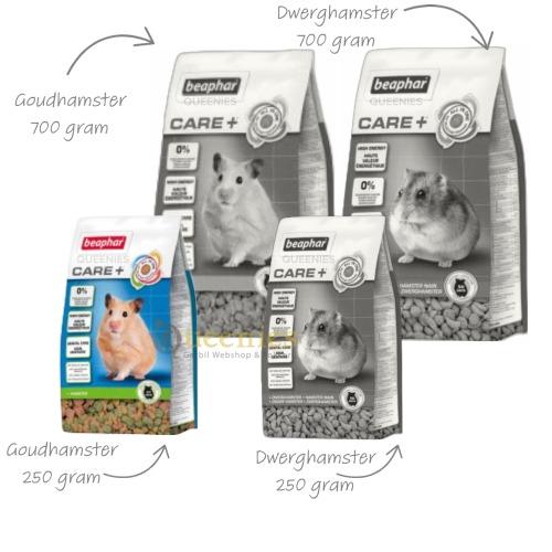 Beaphar Care+ 250 gram Syrische hamstervoer voor Goudhamster