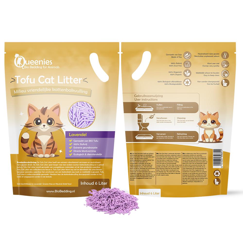 Tofu Cat Litter - Lavendel Kattenbakvulling