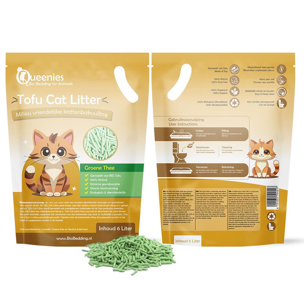 Tofu Cat Litter – BIO Friendly kattenbakvulling