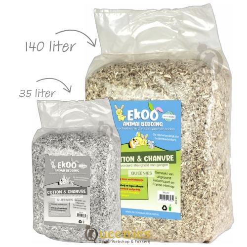 Mini hemp gemixt met Katoenbodembedekking