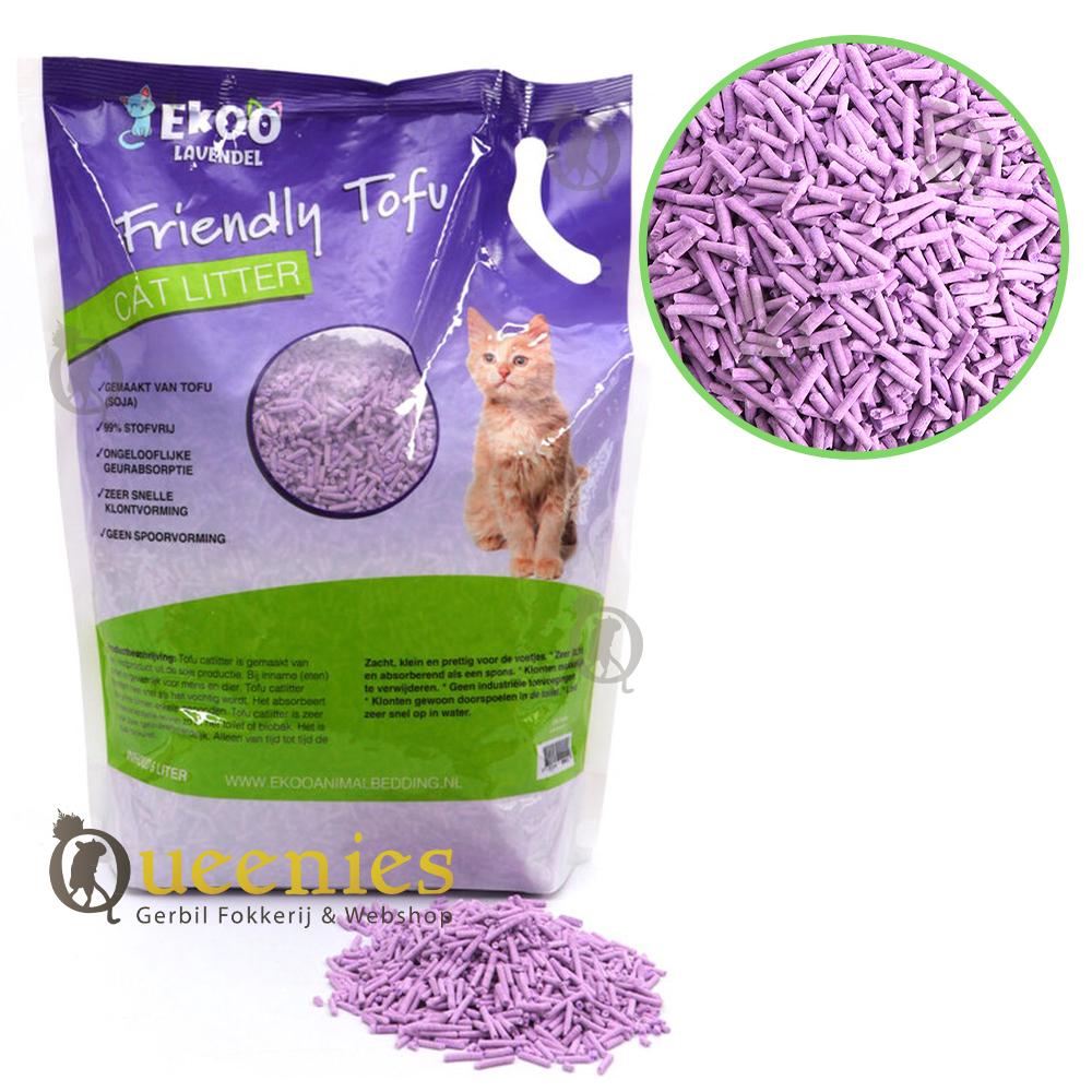 Ekoo Cat Litter - Tofu Kattenbakvulling - Lavendel