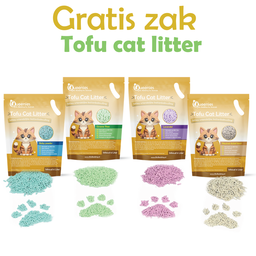 GRATIS Tofu Cat Litter – BIO Friendly kattenbakvulling