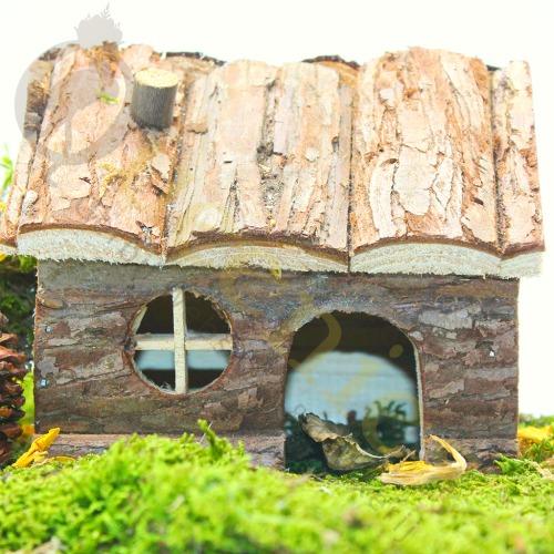 Boerderij huisje Hendrik voor hamster 15 cm