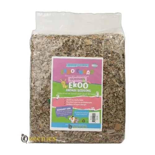 Ekoo Animal Cotton & Econest Katoen bodembedekking met Karton reepjes