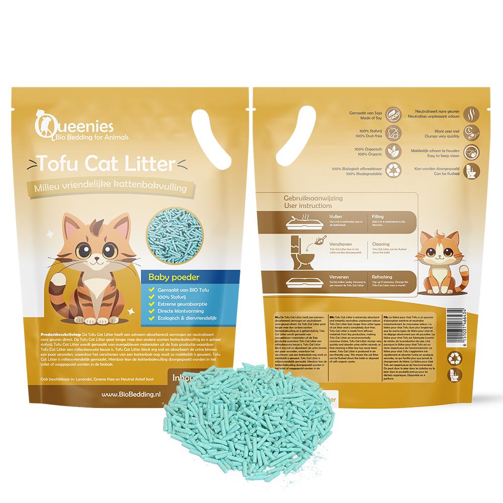 Sample Tofu Kattenbakvulling Babypoeder