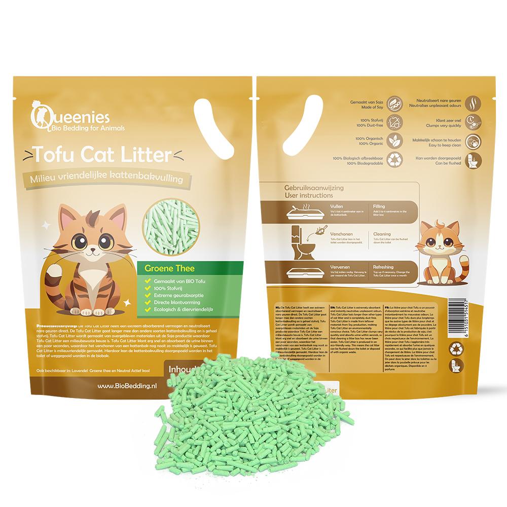 Sample Tofu Kattenbakvulling Groene thee