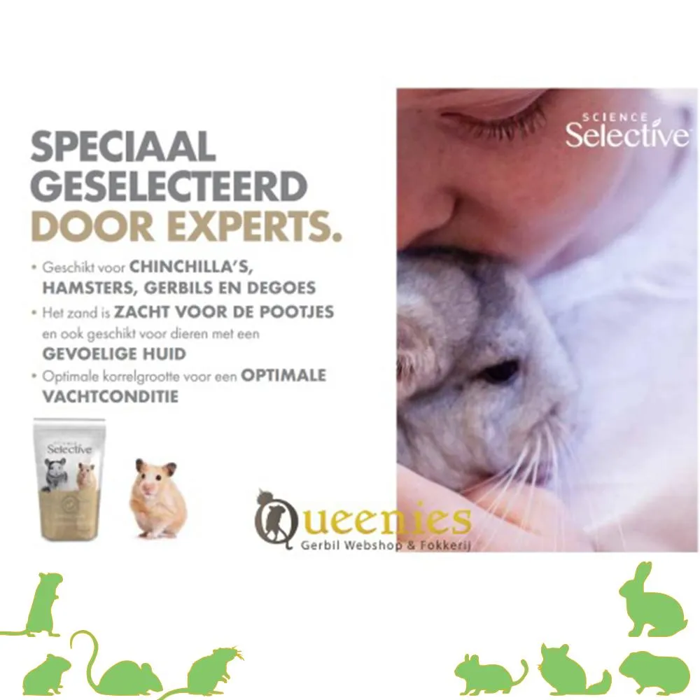 Science Selective Bathing Sand Badzand voor Knaagdieren