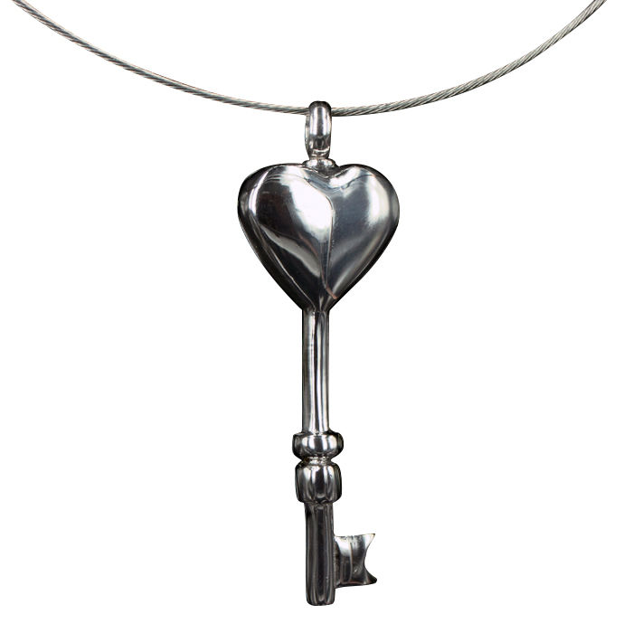 Ashanger sleutel met hart 850