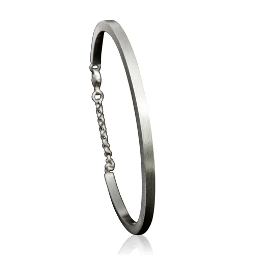 zoom voorbeeld Overweldigend Smalle zilveren as armband - Ketting-, hanger- en ring graveren:  Sieraadgraveren.nl