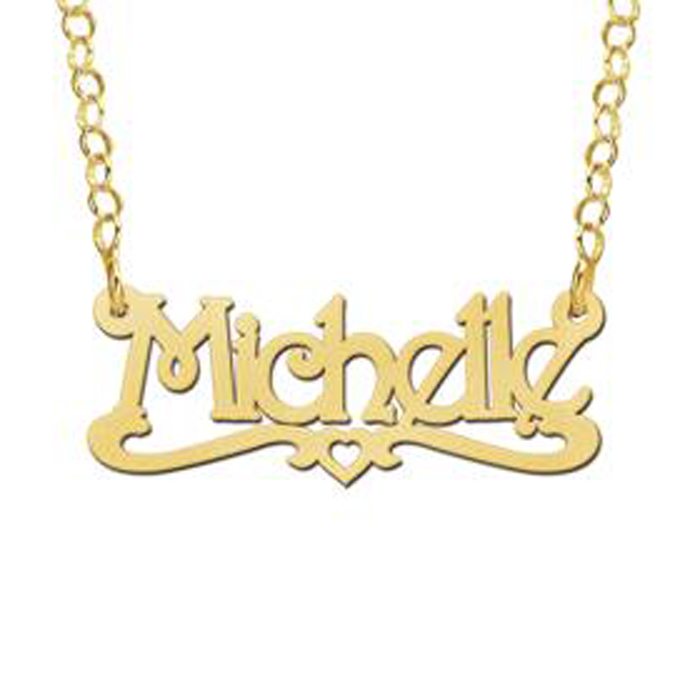 Gouden naamketting Michelle Names4ever