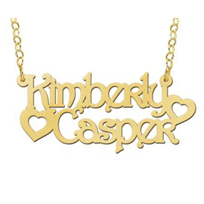 naamketting goud Names4ever Kimberly-Casper